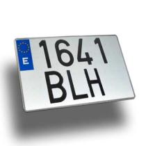 Placas de matricula 103-PE - MATRICULA ACRILICA ALFA 340X110